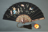 独角鹿西洋古董法国GESLIN工坊镂雕鲍贝扇骨天使彩绘丝绸扇面折扇 商品缩略图1