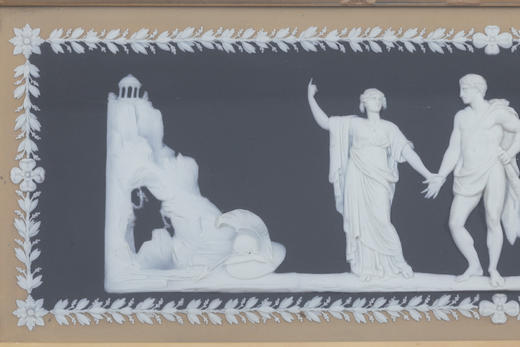 独角鹿西洋古董玮致活Wegdwoodt陶瓷工坊新古典主义风格墙壁挂饰 商品图3