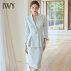 IWY/蓝色西装套裙职业装气质女神范高端工作服正装女套装2022新款秋冬22CS115-L 商品缩略图0