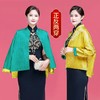 芭芭拉新款高端气质复古中国风两面穿旗袍外套 商品缩略图2