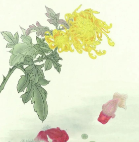  【国画教程】工笔《悠然赏菊香》 