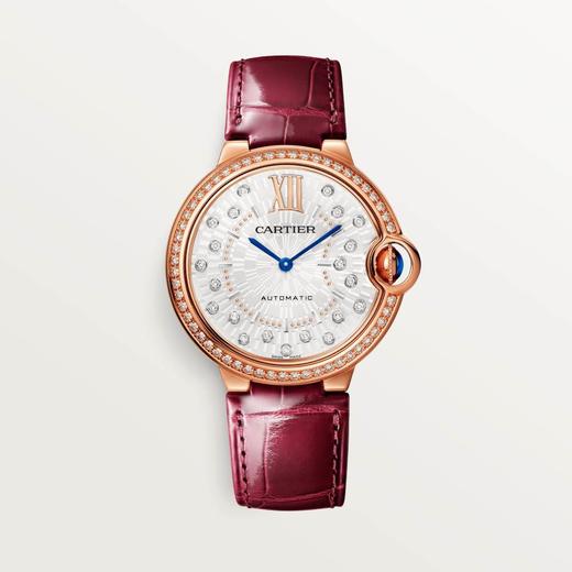 卡地亚 Cartier Ballon Bleu de Cartier 蓝气球腕表 33毫米 18K玫瑰金 自动上链 WJBB0081 商品图0