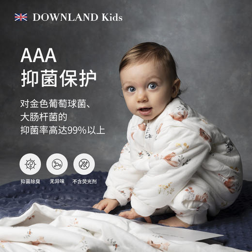 英国Downland Forest婴童长袖分腿睡袋（微控温款） 商品图4