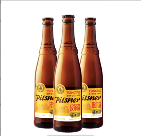 青岛啤酒 皮尔森10.5度450ml*12瓶/箱 第二件半价