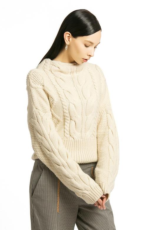 ZARA 米色粗棒针织毛衣 53 商品图3