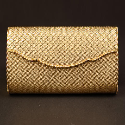 独角鹿西洋古董法国珠宝世家出品18K黄金编织晚宴包 商品图1