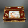独角鹿西洋古董帝政风格爱神维纳斯与丘比特铜鎏金便携式书写箱 商品缩略图0