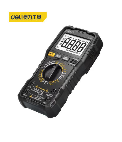 得力DL890D数字万用表5999位(红黑) 商品图0