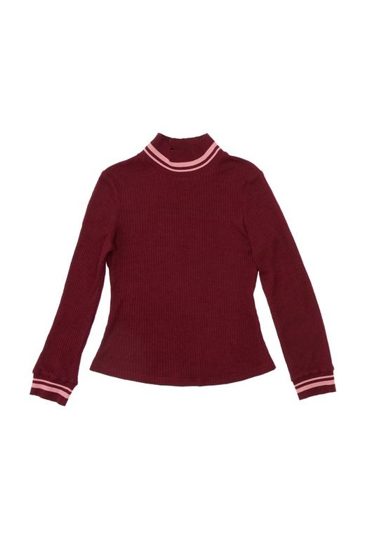 SUMMER & SAGE 拼色高领毛衣 5069 商品图4