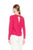 Mango 桃红色露背针织上衣 5222 商品缩略图1