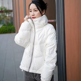 Laurel劳芮 御寒保暖短款鹅绒羽绒服LWL334L01600