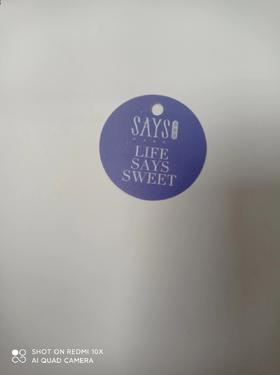 饮品打孔吊牌（pvc胶片）