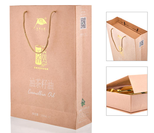 HPS本草天香压榨一级500ml*2礼盒 商品图3