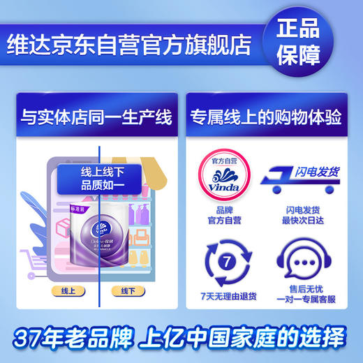 维达(Vinda)卷纸 棉韧立体美20卷*4层130克 卫生卷筒纸 纸巾 母婴可用 亲肤无刺激 呵护肌肤 商品图2