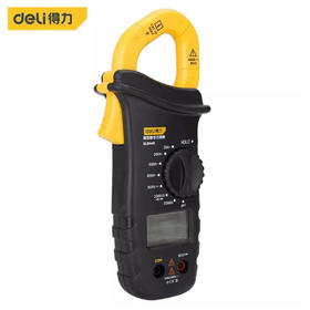 得力DL8440钳形万用表(黄)