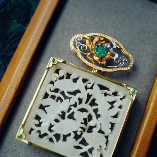 岁月拾遗 精品古玉吊坠   一路连科 项链 商品图1