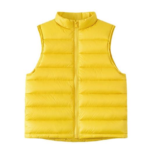 【新款儿童羽绒胖胖象品牌马甲】90%白鸭绒含绒量高支高密面料110-160码可选 男童款 女童款 多色可选胖胖象品牌 商品图6