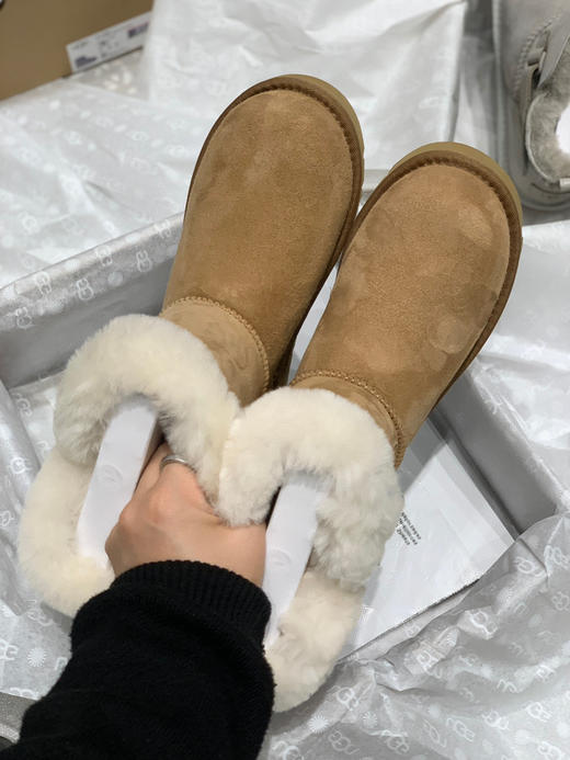 牛角扣两粒 中筒-栗色 商品图2