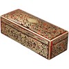 独角鹿西洋古董19世纪法国出品布勒镶嵌良苕纹饰紫檀木珍宝盒 商品缩略图4