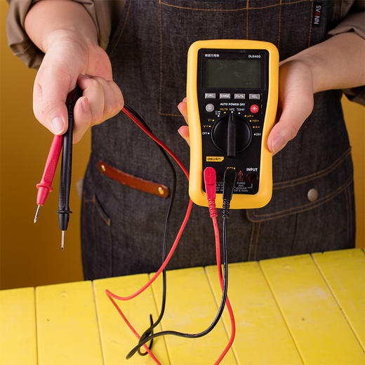 得力DL8460数字万用表(黄) 商品图3