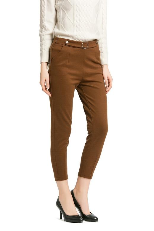 NOIR 棕色修身西装裤 243 商品图3