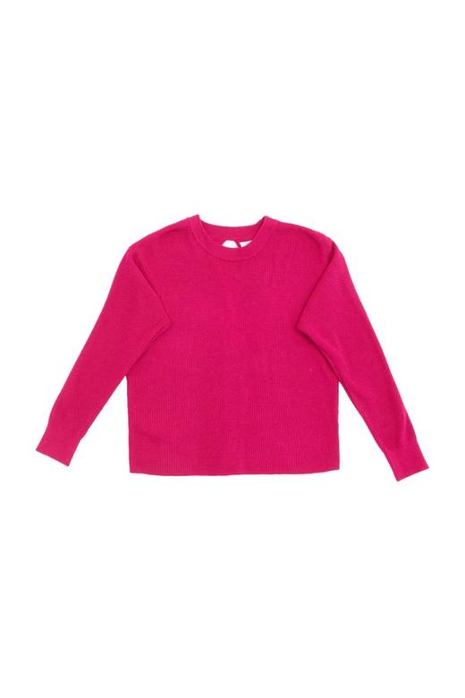 Mango 桃红色露背针织上衣 5222 商品图4