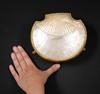 独角鹿西洋古董法国古典花叶主题母贝铜鎏金雕饰贝壳造型首饰盒 商品缩略图1