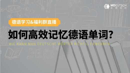 如何高效记忆德语单词 商品图0