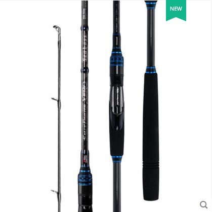 阿布海洋系列远投海鲈竿船钓枪柄直柄翘嘴鲈鱼高感知高强度路亚杆 商品图1