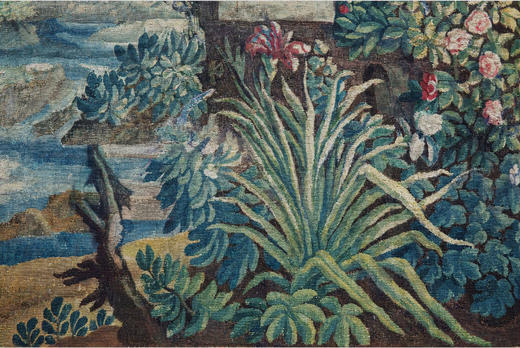 独角鹿西洋古董家居装饰布艺背景墙欧式羊毛挂毯法国织造工坊出品 商品图3