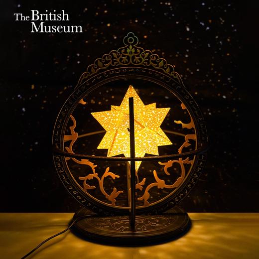 大英博物馆欧洲文化艺术系列星空自动旋转diy镂空艺术纸雕灯 商品图0