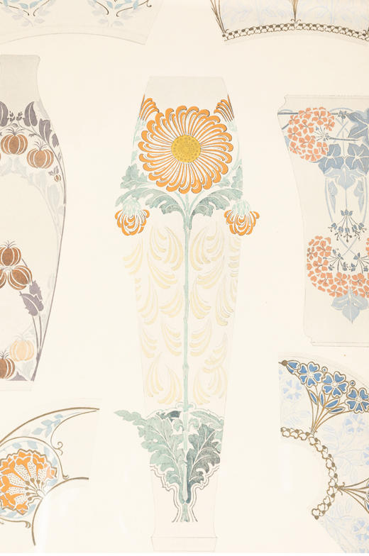 独角鹿西洋古董法国塞弗尔瓷窑出版彩色凹版印刷艺术装饰画稿 商品图2