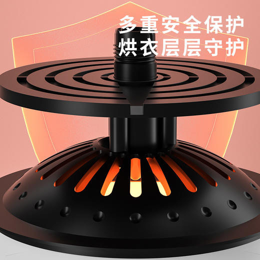 【多段定时 即烘即穿 蓬松柔软不伤衣】烘干机 干衣机家用小型 可折叠衣服衣物速干衣柜烘衣风干衣柜 商品图3