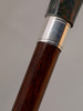 独角鹿西洋古董欧洲出品血滴石杖柄银质杖圈修饰硬木杖身古董手杖 商品缩略图3