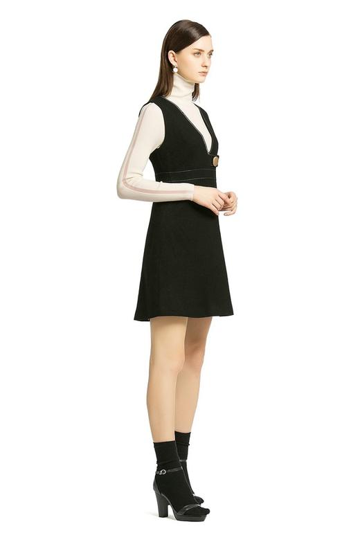 NOIR 黑色v字领连衣裙 67 商品图3