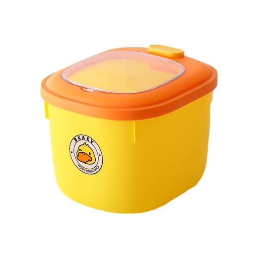 「三款尺寸！轻松容纳一袋米」黄鸭粮桶米桶 防虫防潮密封加厚杂粮五谷面粉储粮收纳整理家用厨房用品 商品图4