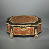 独角鹿西洋古董法国布勒镶嵌黄铜木质法式珍宝盒欧式首饰盒奢华风 商品缩略图0