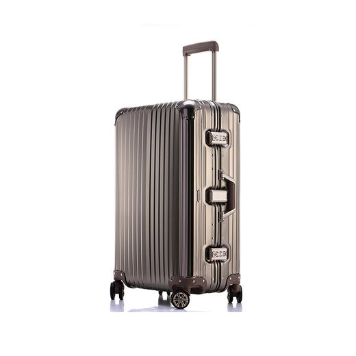 银座全铝镁合金时尚铝框拉杆箱商务金属旅行箱登机行李箱AL-0015 商品图0