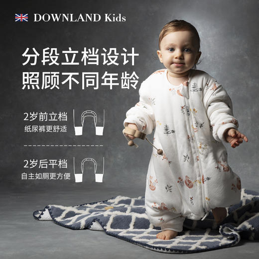 英国Downland Forest婴童长袖分腿睡袋（微控温款） 商品图3