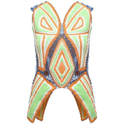 NAN KNITS手钩拼接膨体马甲 ——AW22新品 商品图3