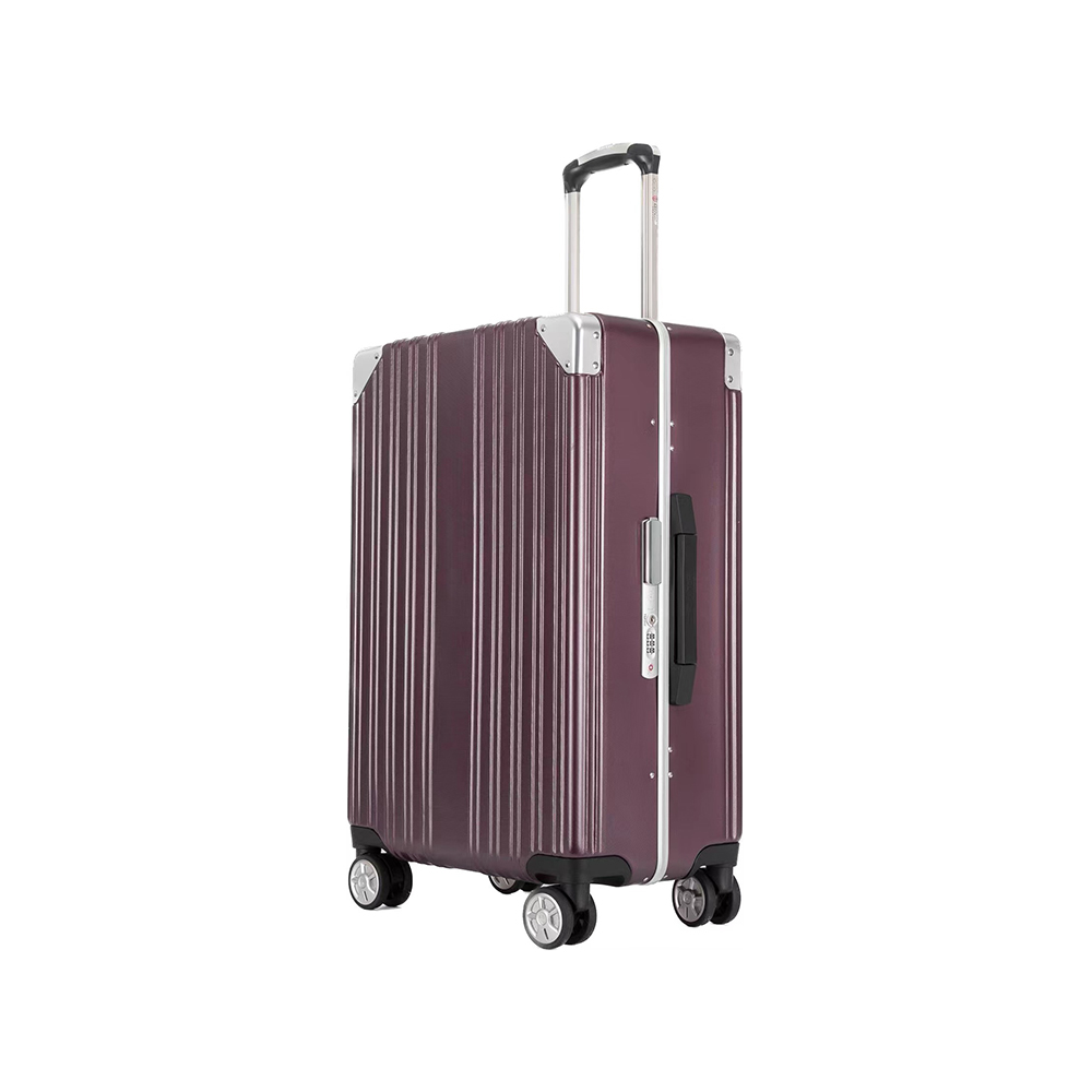 银座pc材质窄框拉杆箱 商务休闲 铝框静音万向轮旅行箱9058K