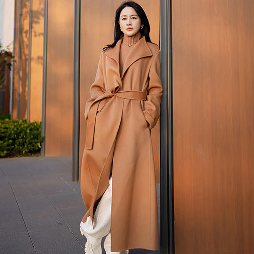 Laurel劳芮 轻奢品牌毛呢大衣 LWL334D00700 商品图0