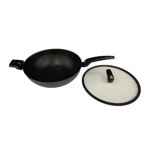 意大利进口ALLUFLON黑曜石不粘炒锅32cm 商品图1