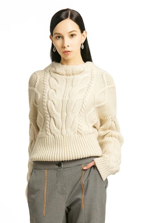 ZARA 米色粗棒针织毛衣 53 商品图2