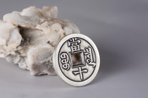 矩德泉坊 纯银手作 咸丰重宝（铁母珍宝3.8厘米版）038 商品图8