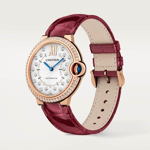 卡地亚 Cartier Ballon Bleu de Cartier 蓝气球腕表 33毫米 18K玫瑰金 自动上链 WJBB0081 商品图1