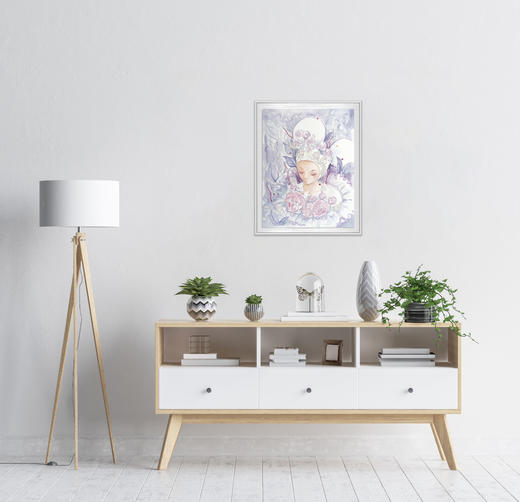 郭玲《绽放》版画 商品图6