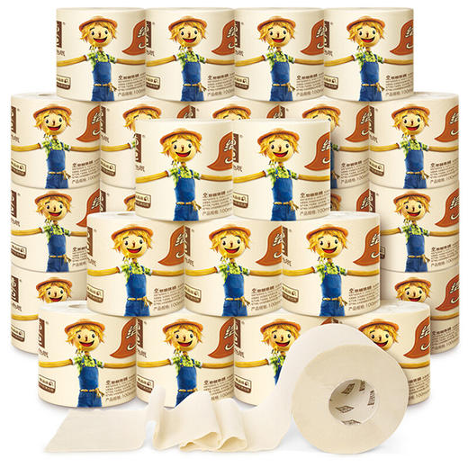 泉林本色 健康有芯本色卷纸3层280节27卷（卫生安全认证 无漂白无添加 易降解不堵塞)厕纸巾整箱销售 商品图6