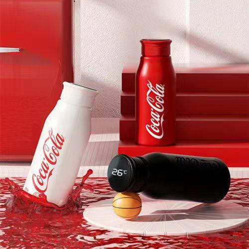 日本格沵（GERM）可口可乐元气数显保温杯370ml  AY 商品图7