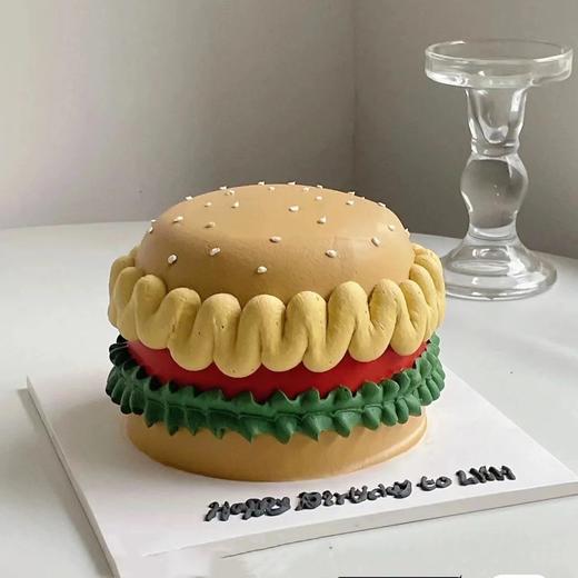 创意汉堡包定制蛋糕（百分百进口动物奶油） 商品图0